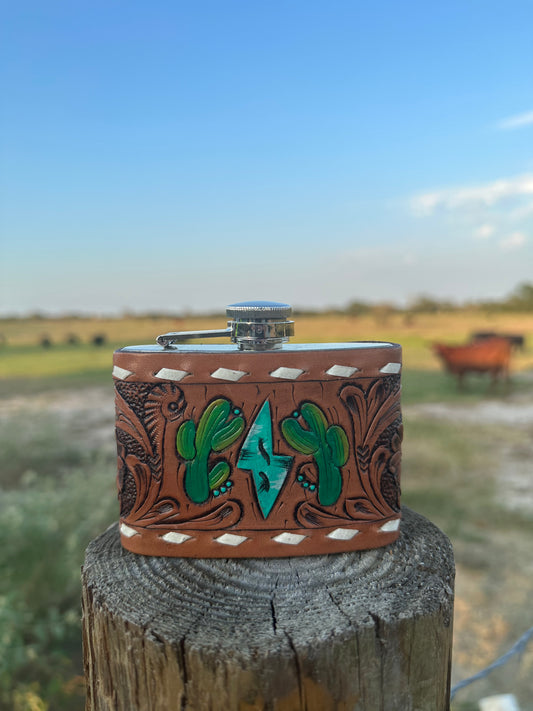 Lightening Cactus Flask