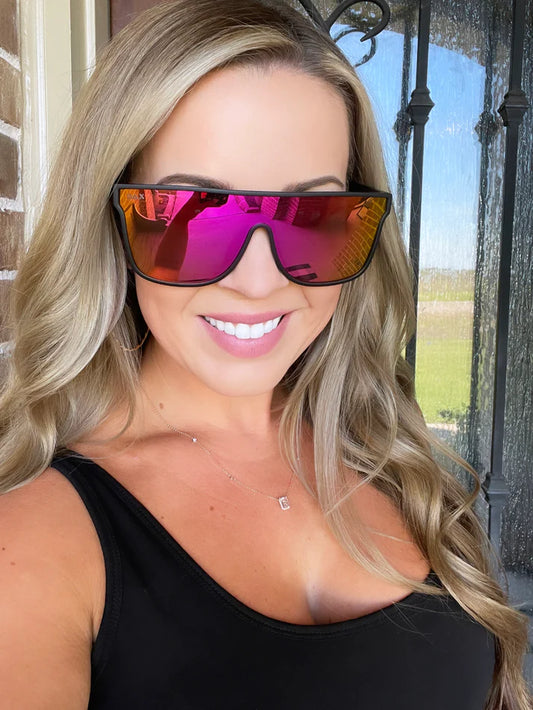 Maverick Hot Pink Sunglasses