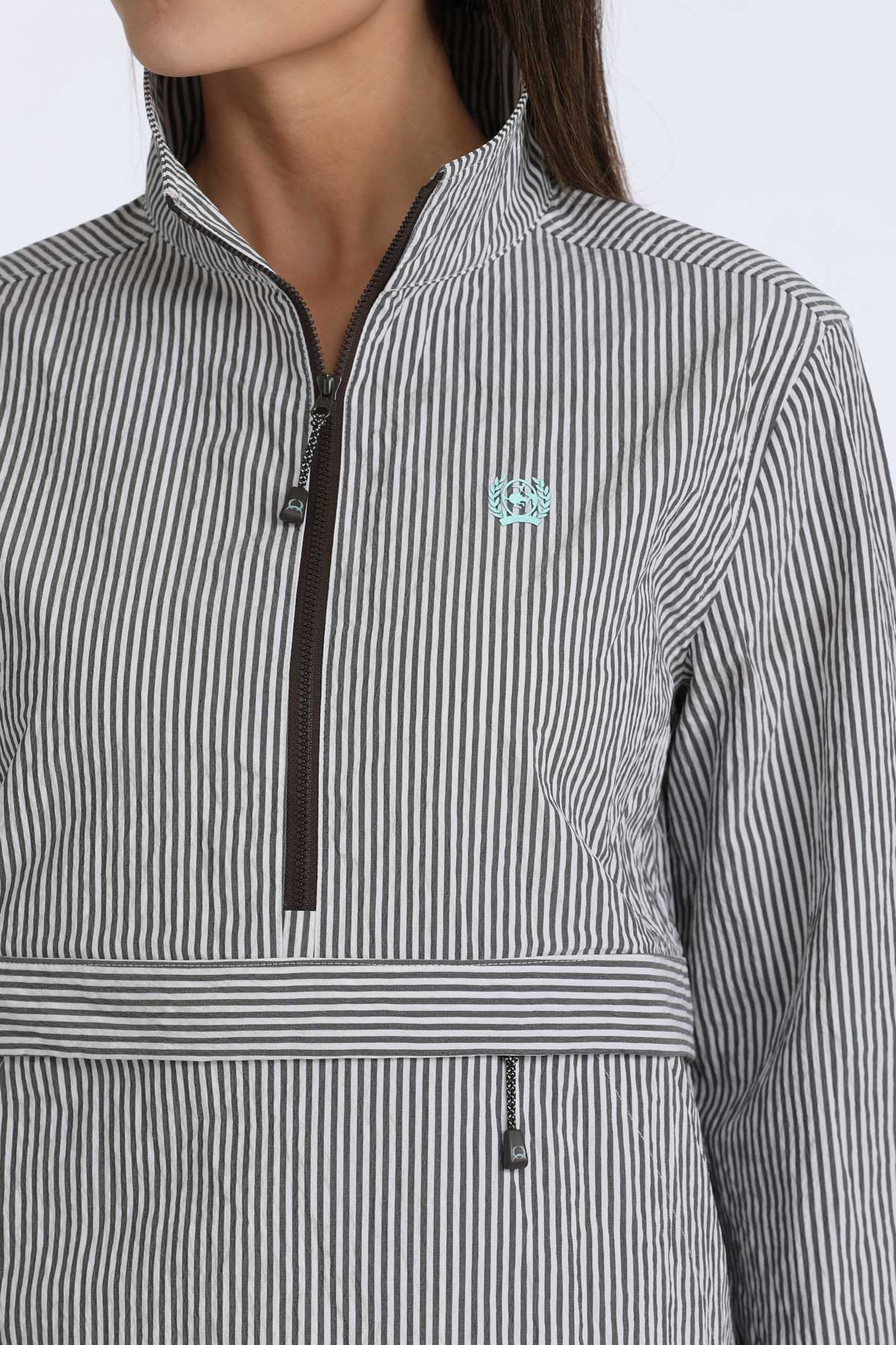 Ranchline Striped Half Zip Pullover