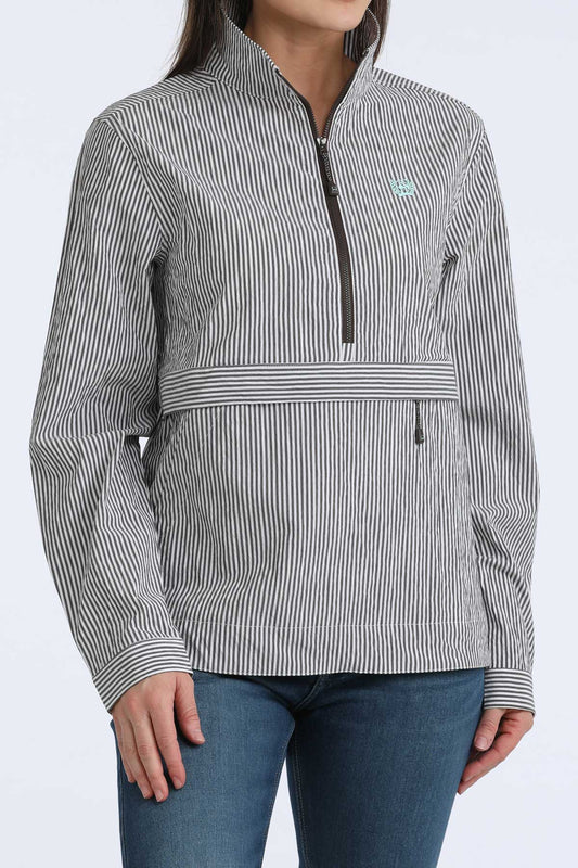 Ranchline Striped Half Zip Pullover