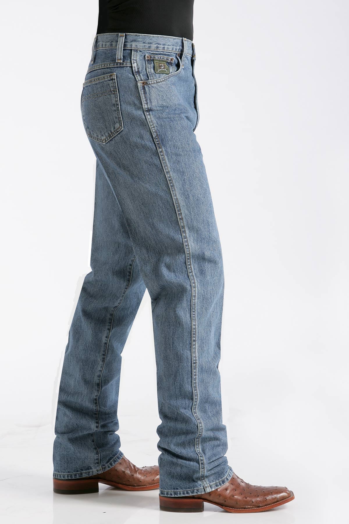 Cinch Men's Relaxed Fit Green Label-Medium Stone