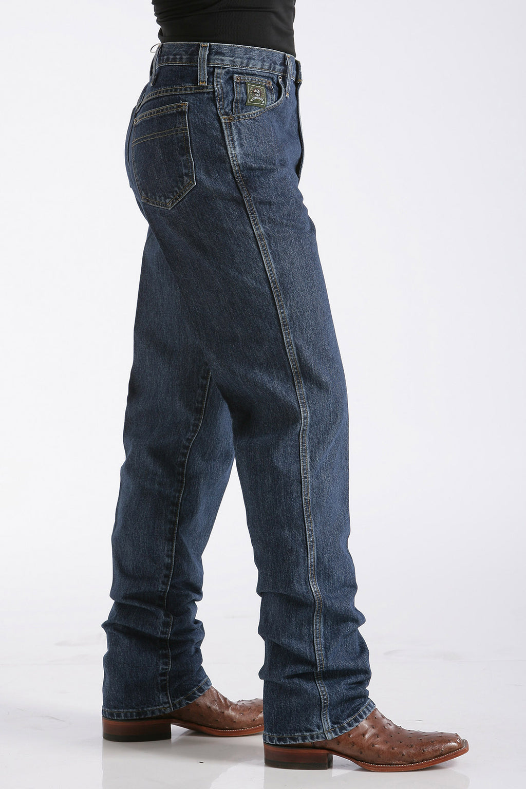 Cinch Men's Relaxed Fit Green Label-Dark Stone