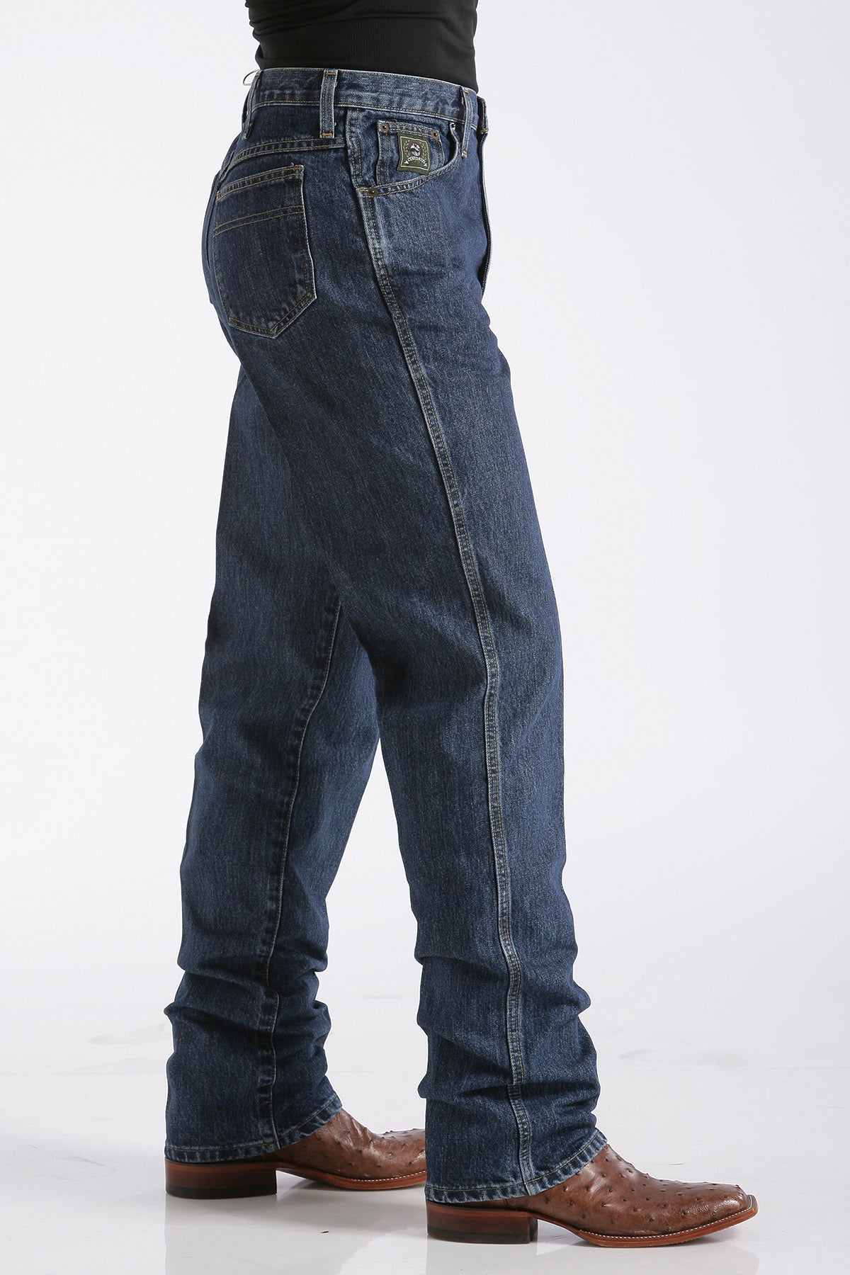 Cinch Men's Relaxed Fit Green Label-Dark Stone