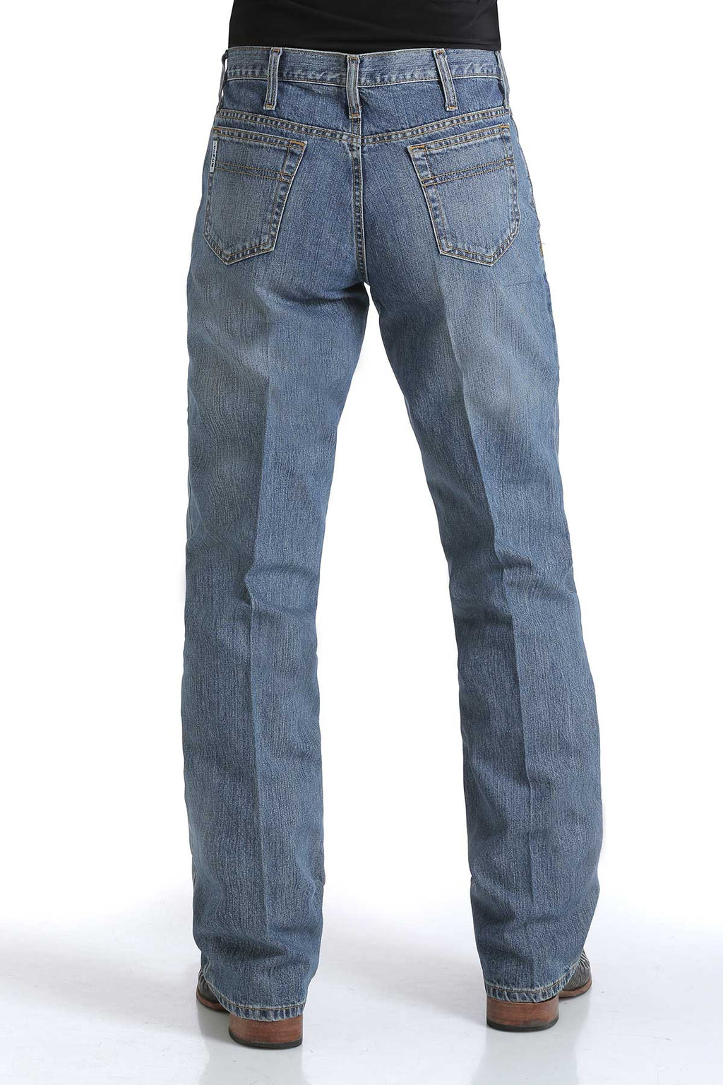 Cinch Men's Relaxed Fit White Label Jean-Medium Stone