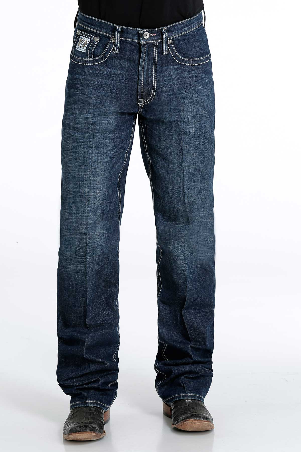 Cinch Men's Relaxed Fit ARENAFLEX White Label Jean-Dark Stone