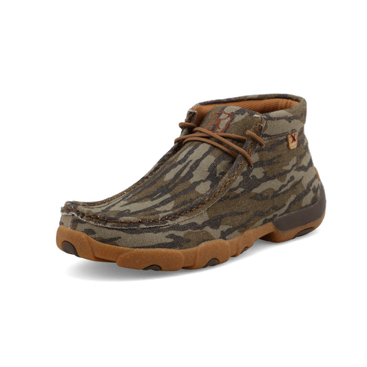Twisted X Chukka Driving Moc- Mossy Oak Bottomland Camo