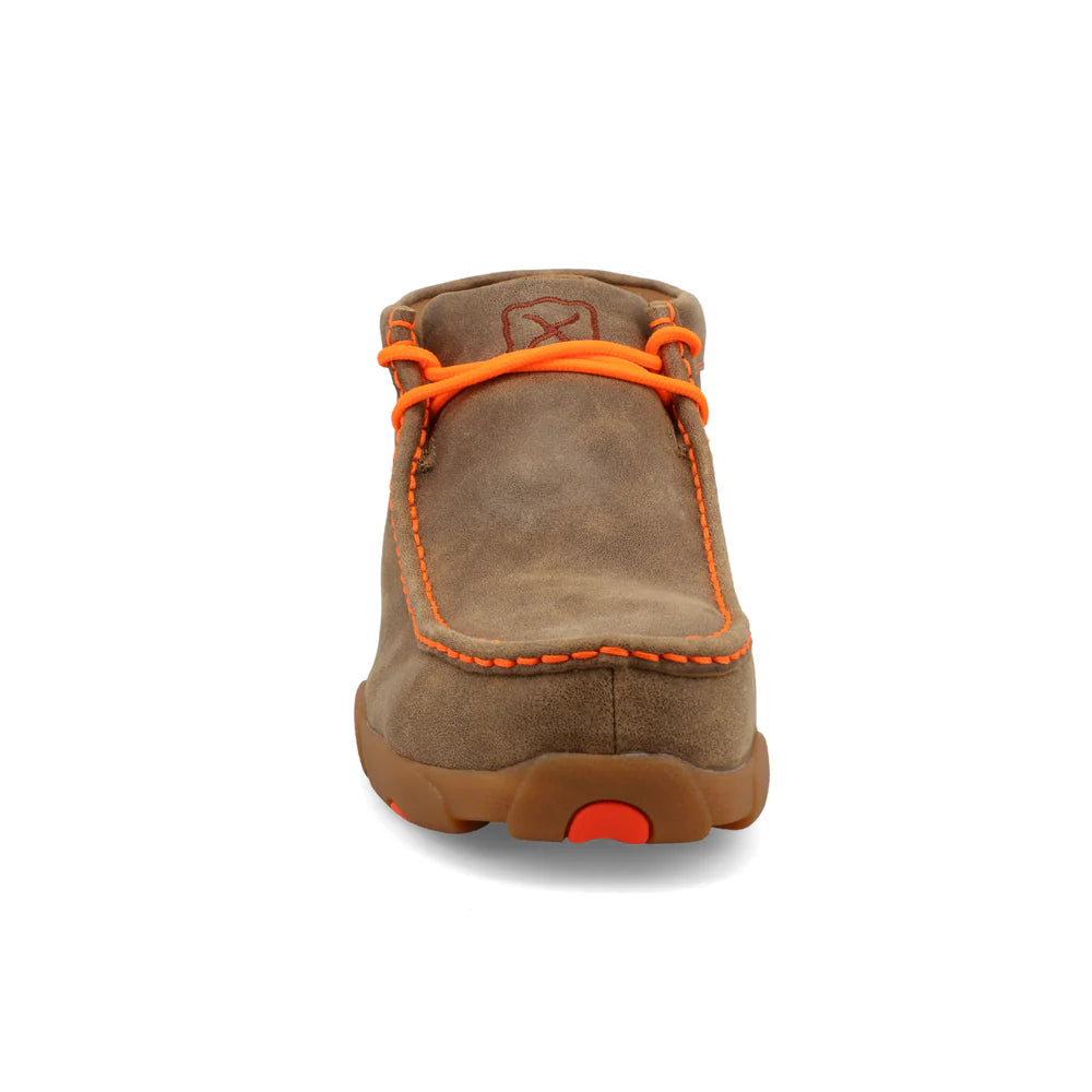 Twisted X Work Chukka Driving Moc- Bomber Neon Orange