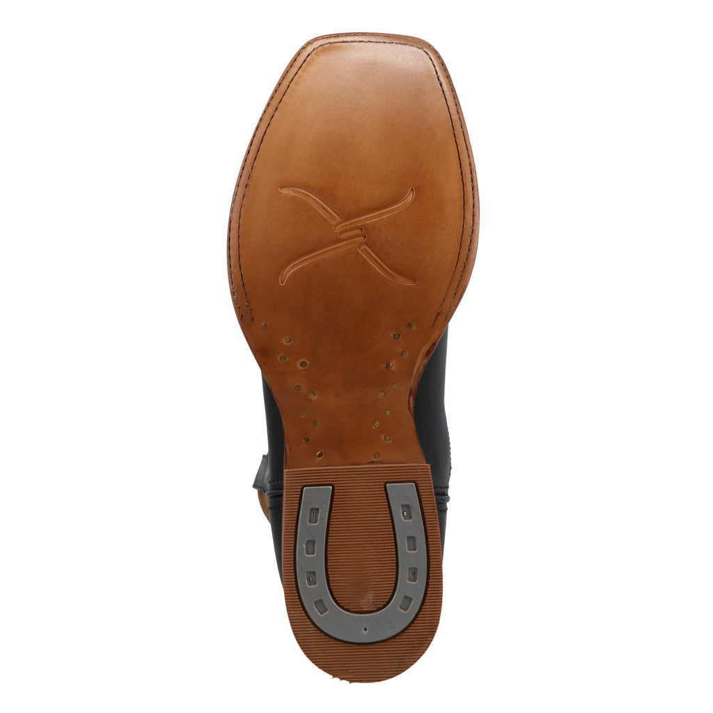 Twisted X 12" Rancher- Black & Pumpkin