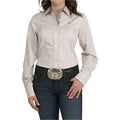 Cinch Women's Long Sleeve Button Up Western Shirt - Orange Stripe