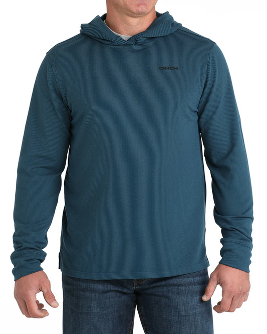 Men's Lightweight Hoodie- Blue