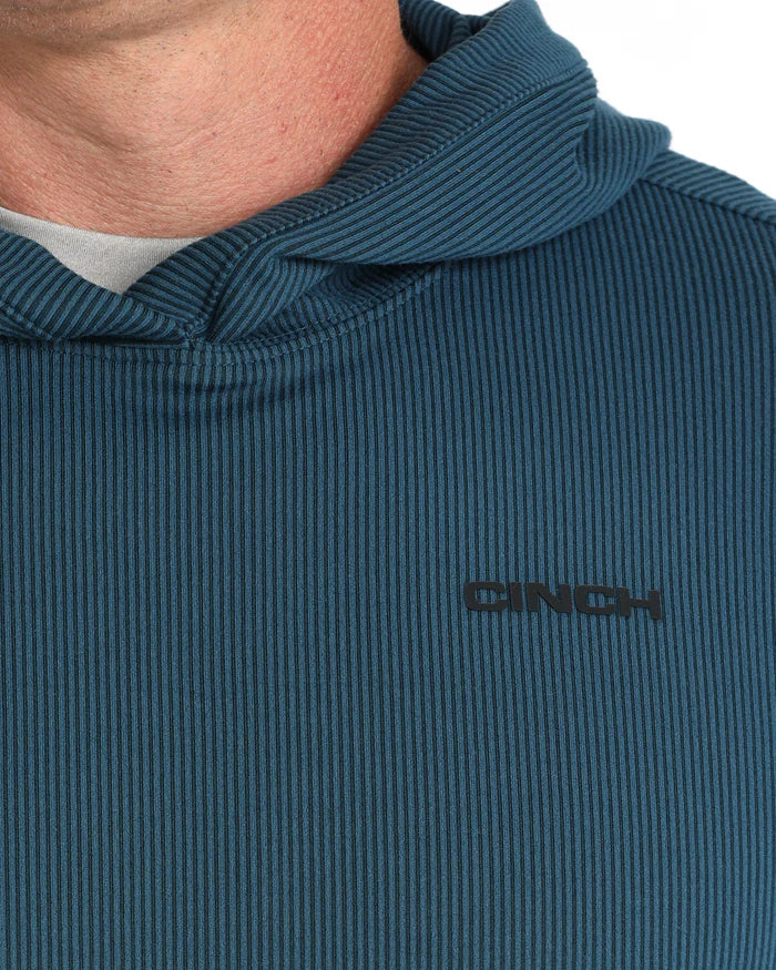 Men's Lightweight Hoodie- Blue
