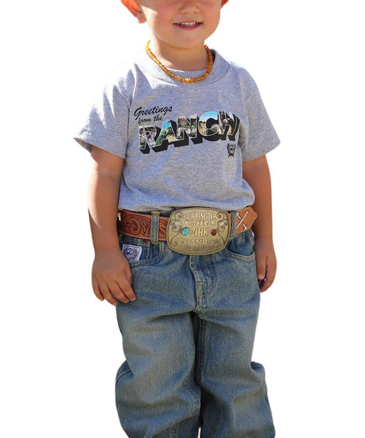 Cinch Toddler Boys' Greetings From The Ranch Tee