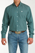 Cinch Men's Geo Print Long Sleeve Button-Down Western Shirt