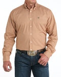 Cinch Men's Classic Fit Button Down Western Shirt- Brown Print