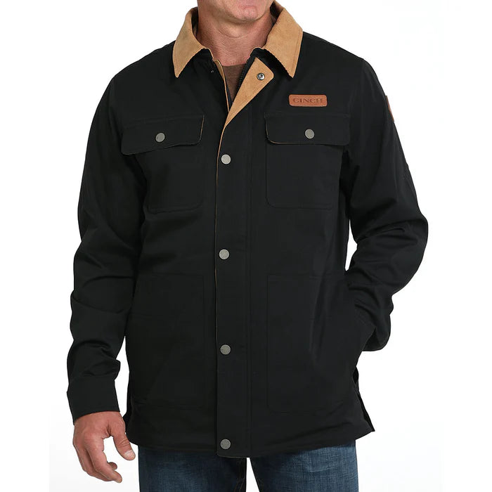 Cinch Men's Black Canvas Barn Jacket