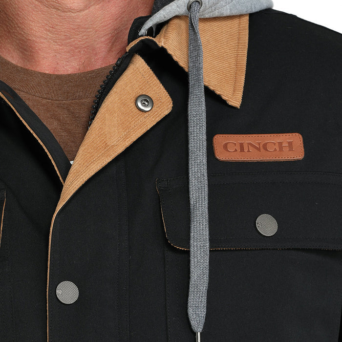 Cinch Men's Black Canvas Barn Jacket