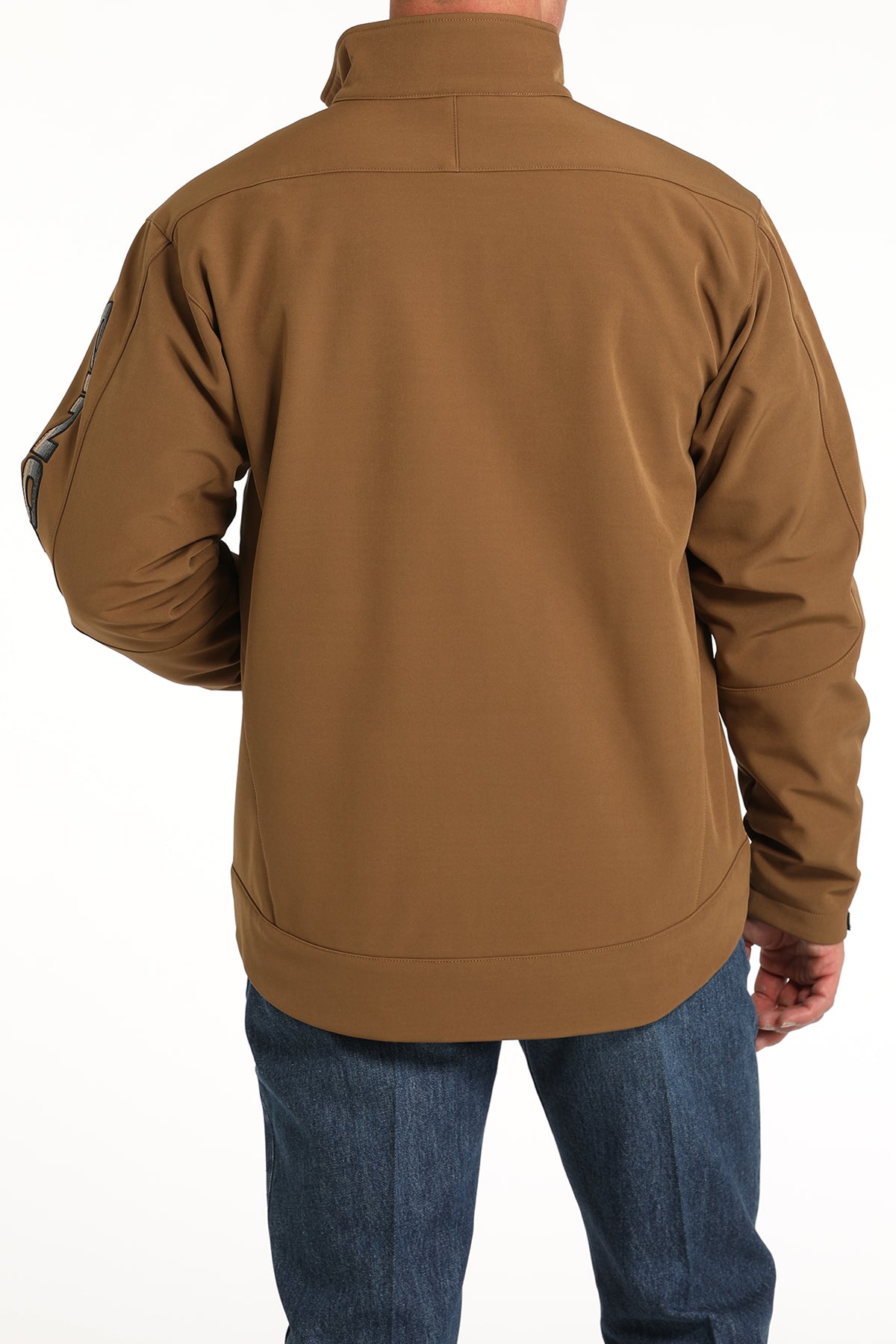 Cinch Men's Logo Sleeve Brown Bonded Jacket