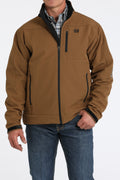 Cinch Men's Logo Sleeve Brown Bonded Jacket