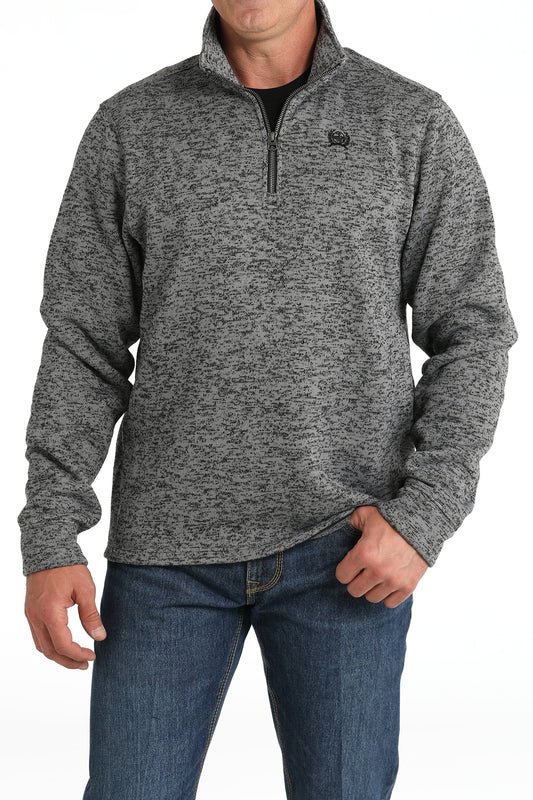 Cinch Men's Gray 1/4 Zip Pullover Fleece