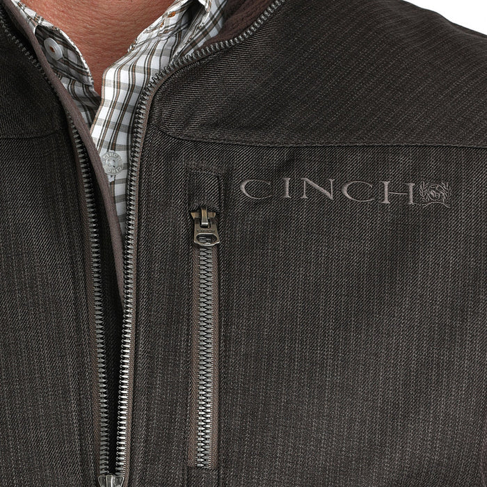 Cinch Men's Bonded Brown Vest- Brown