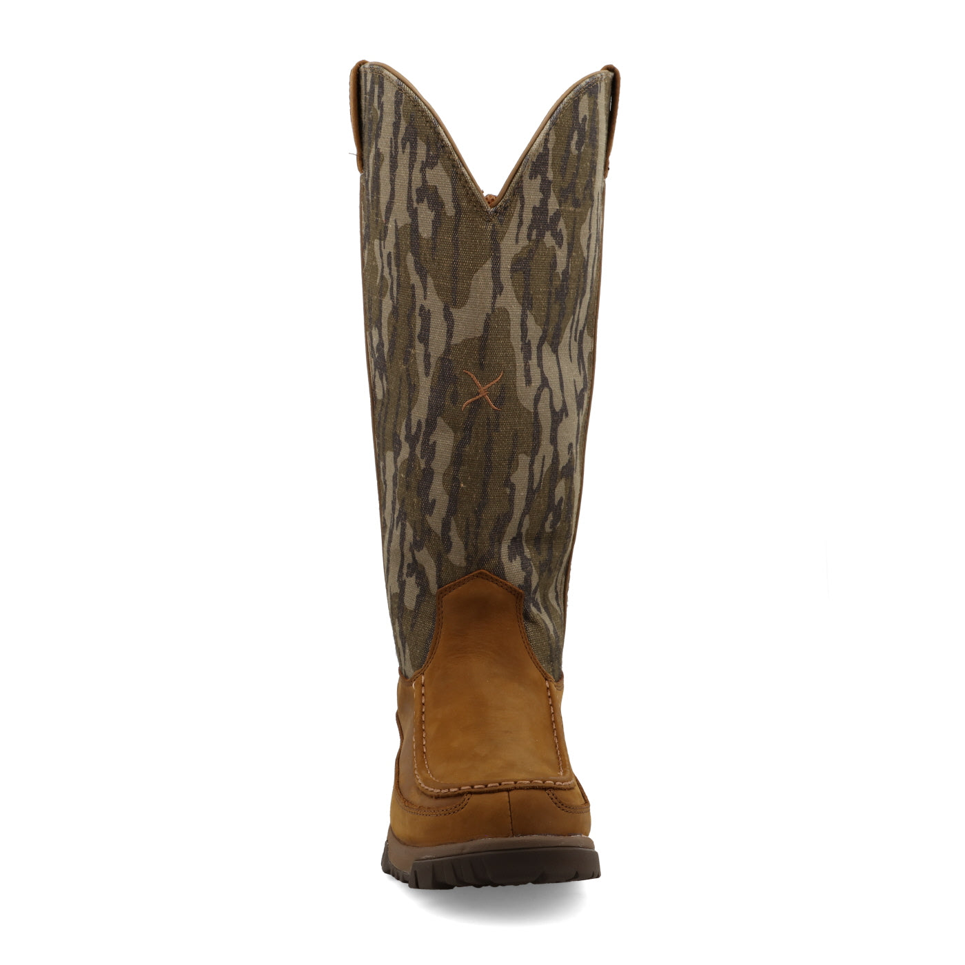 Twisted X 17" Snake Boot- Mossy Oak Bottomland Camo & Brown