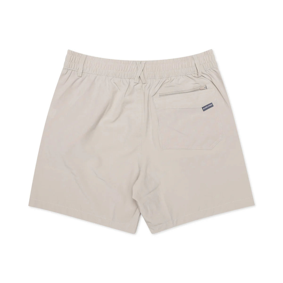 Burlebo Everyday Short - Light Khaki - American Flag Pocket