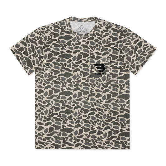 Burlebo SS - Classic Deer Camo - Flying B Pocket Tee