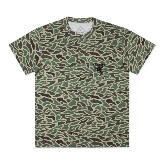 Burlebo SS - Retro Duck Camo - Burlebo Outdoors Pocket Tee