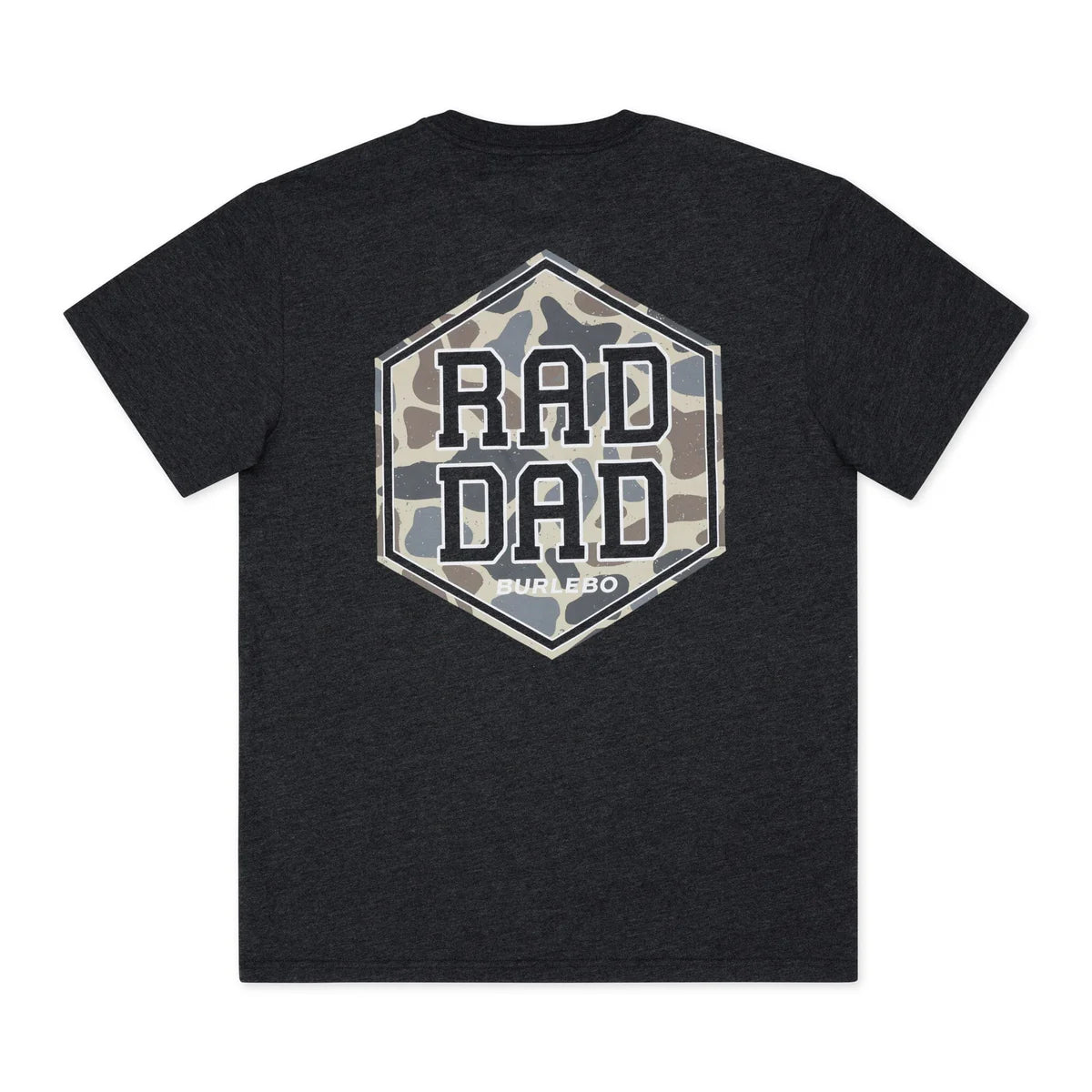 Short Sleeve Tee - Rad Dad - Heather Black
