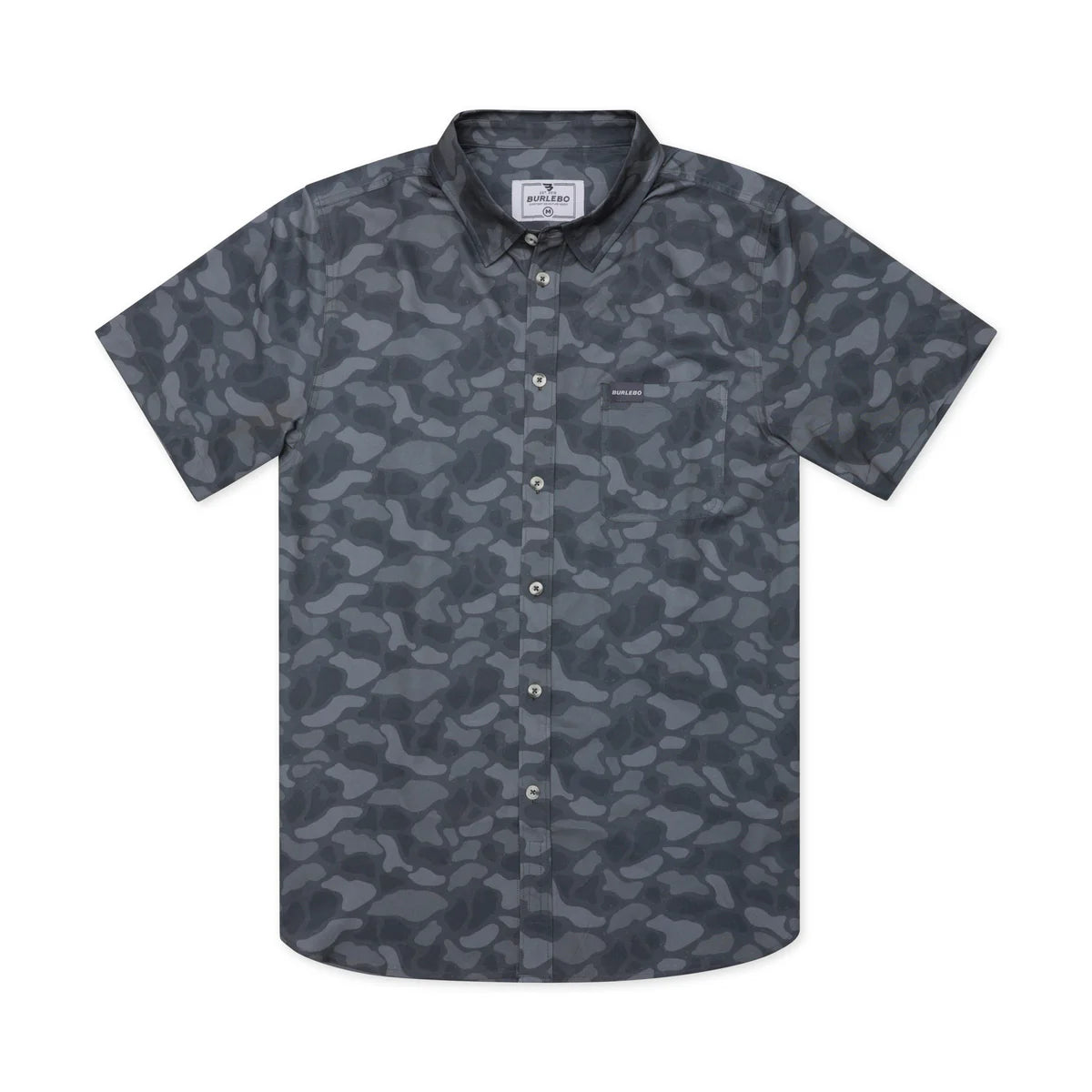Performance Button Up - Stone Camo
