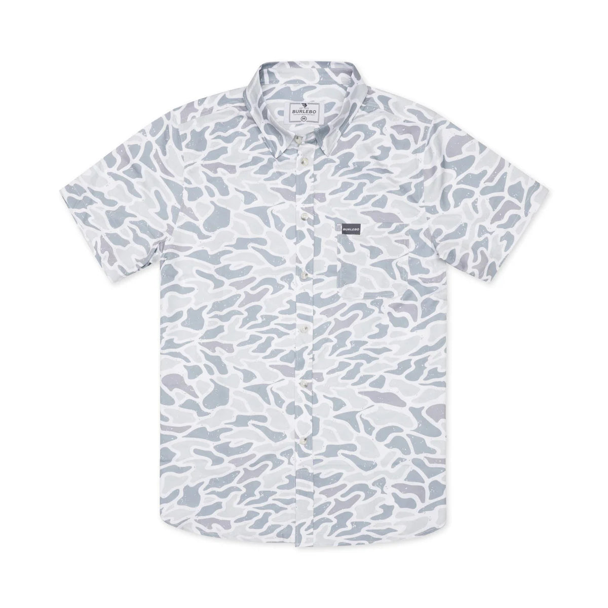 Performance Button Up - White Camo
