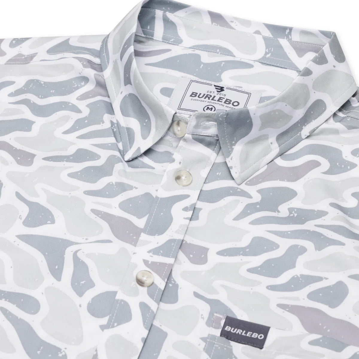 Performance Button Up - White Camo