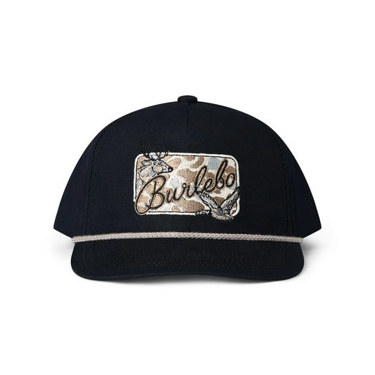 Burlebo Cap - Camo Patch- Black