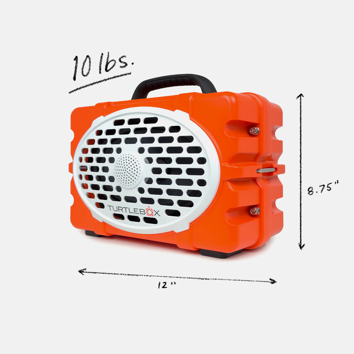Turtlebox Gen 3 Speaker- Orange & Black