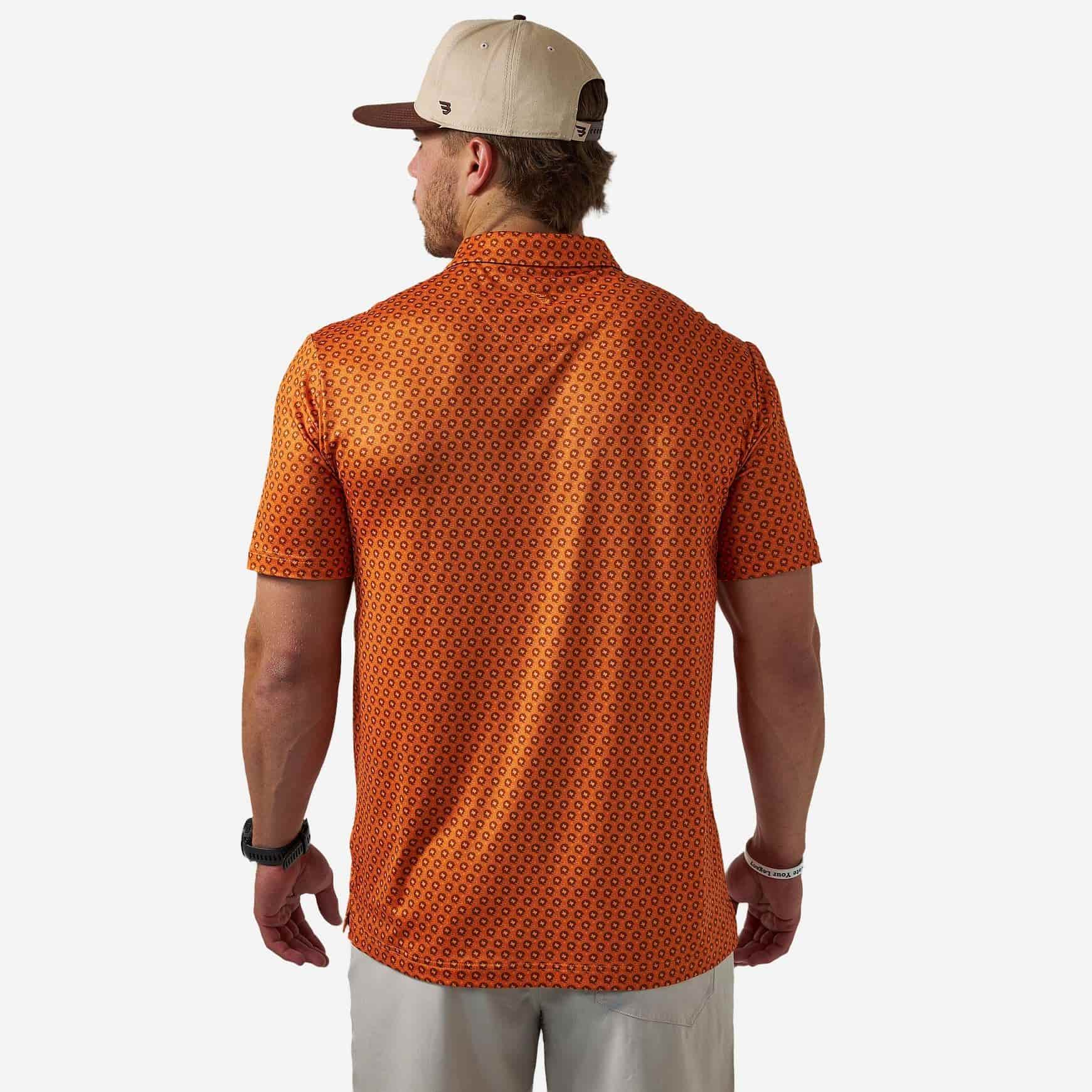 Performance Polo - Vintage Helmets - Orange