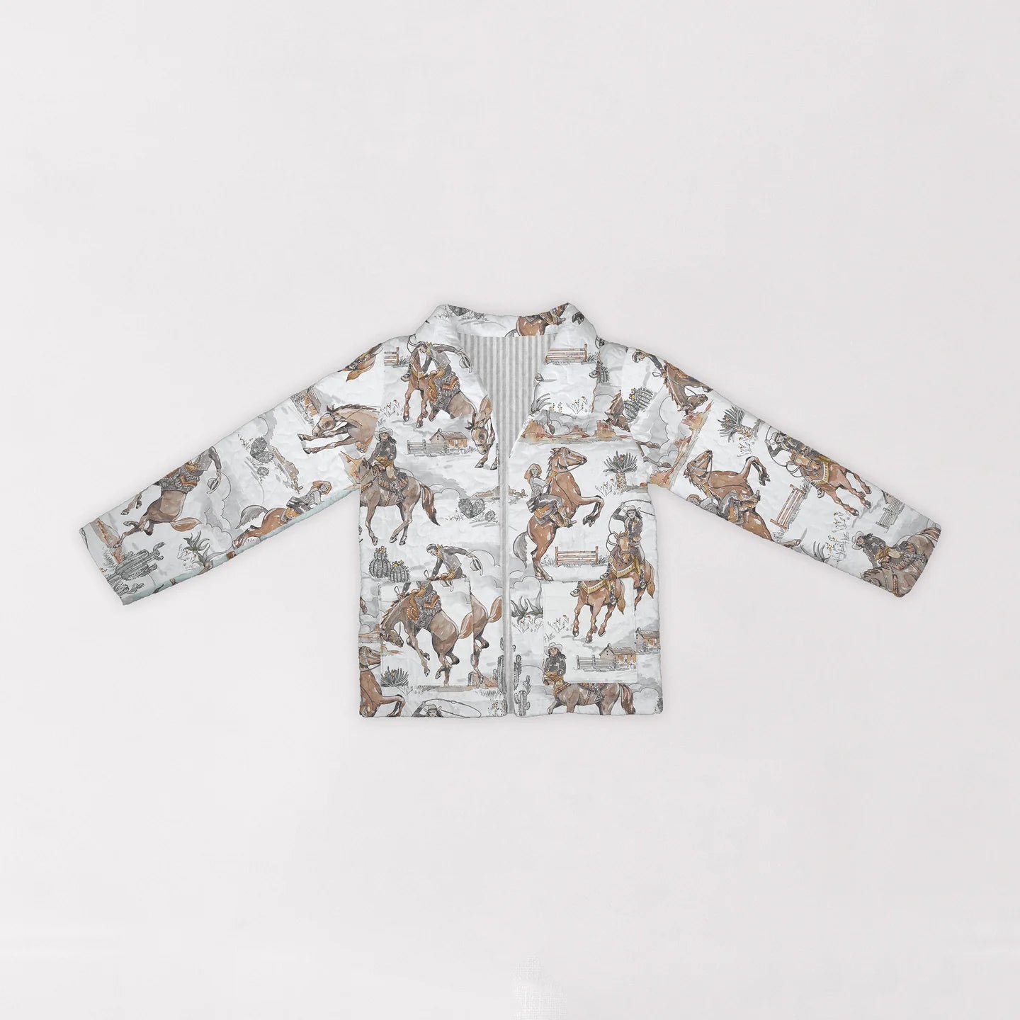 Birdie Neutral Quilted Jacket