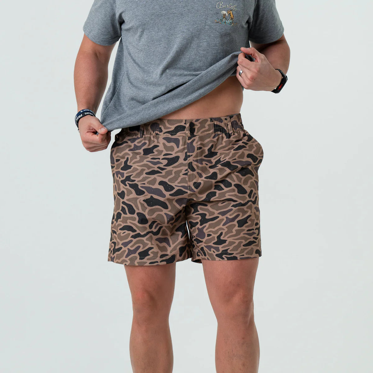 Burlebo Everyday Short - Gauge Camo - Black Pocket