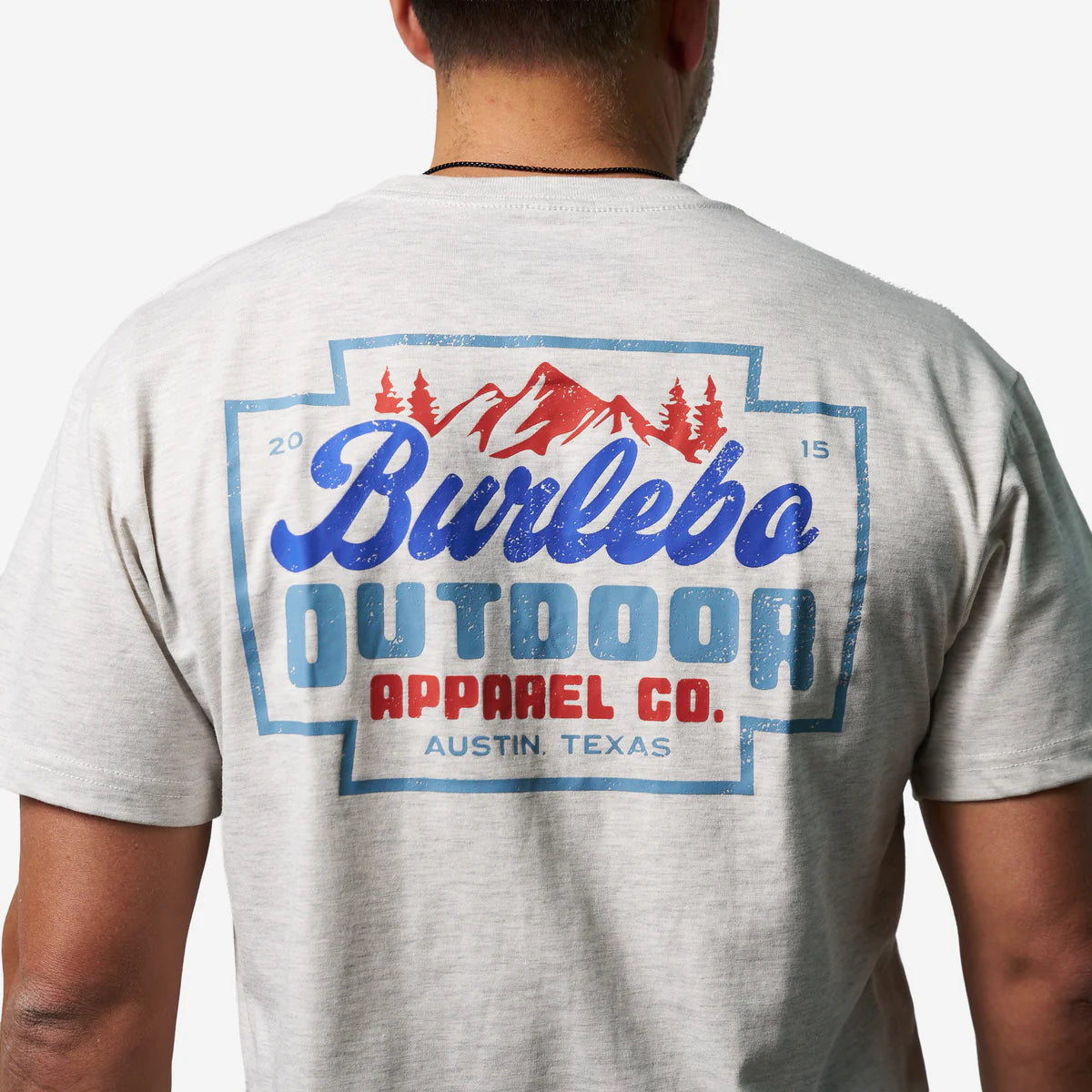 Short Sleeve Tee - Mountain Range - Ash Grey