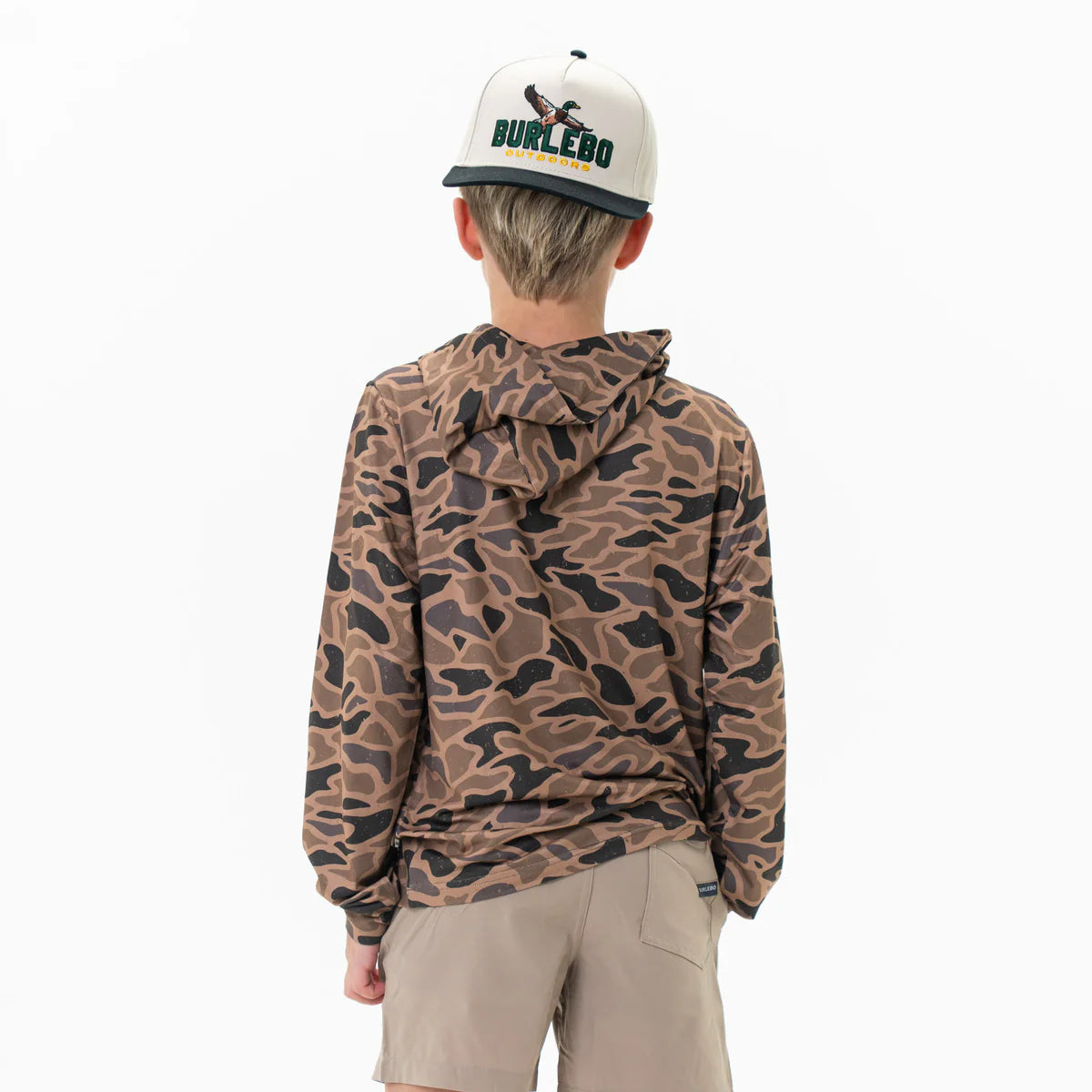 Burlebo Youth Performance Hoodie - Guage Camo