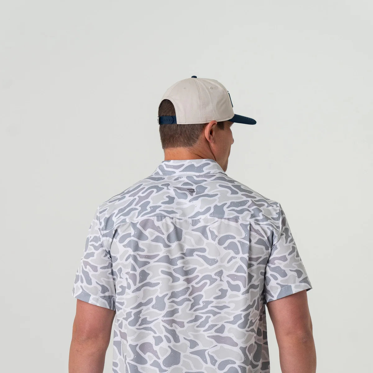 Performance Button Up - White Camo
