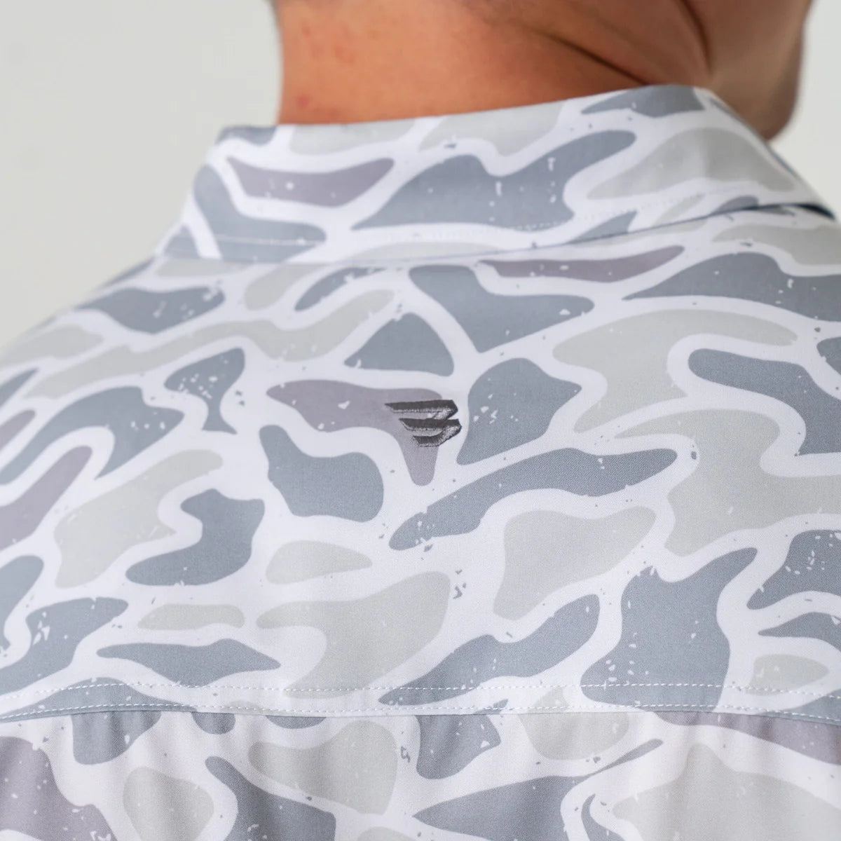 Performance Button Up - White Camo