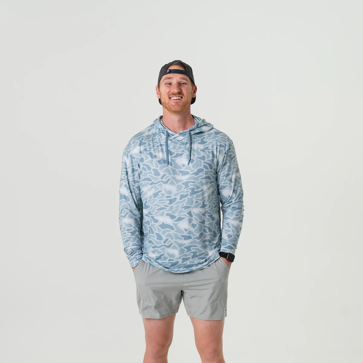Burlebo Performance Hoodie - Seaside Camo