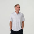 Burlebo Performance Polo - Grey Aztec