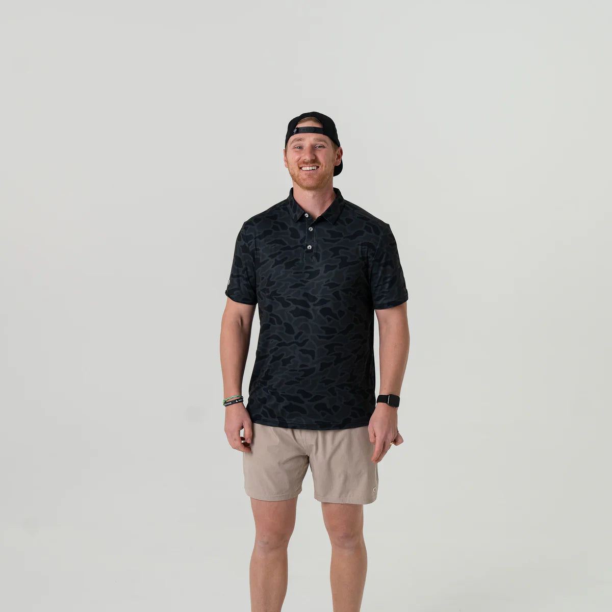 Burlebo Performance Polo - Black Camo