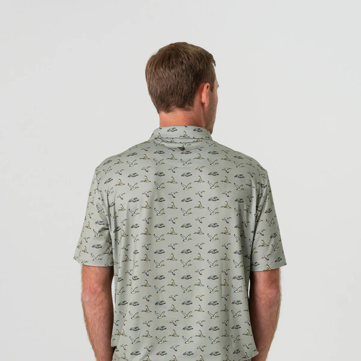Burlebo Performance Polo - Flying Ducks- Green