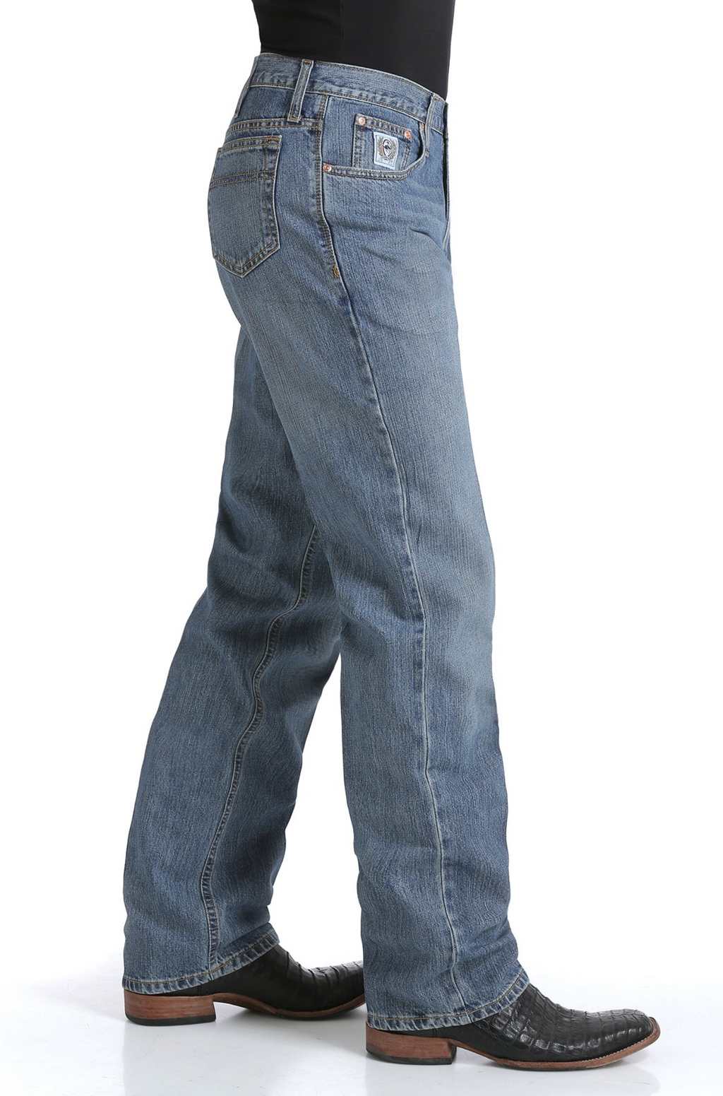 Cinch Men's Relaxed Fit White Label-Medium Stone
