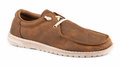 Roper Mens Tan Faux Leather Upper Shoes