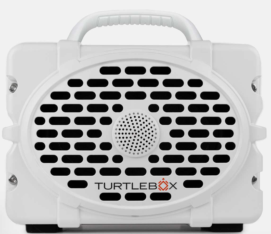 Turtlebox Gen 3 Speaker- White & White