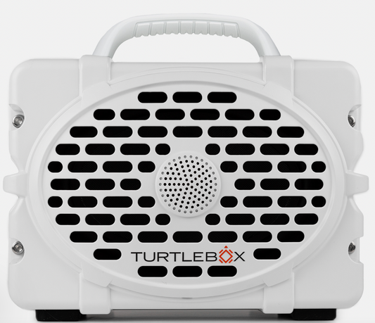 Turtlebox Gen 3 Speaker- White & White