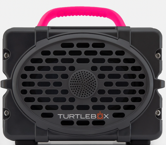 Turtlebox Gen 3 Speaker- Gray & Hot Pink
